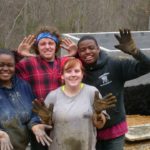 Students on an ASB trip in Avery County, NC.