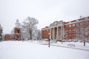 UMW Bell Tower and GW Hall. 