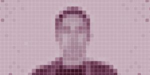 Facial recognition block image.